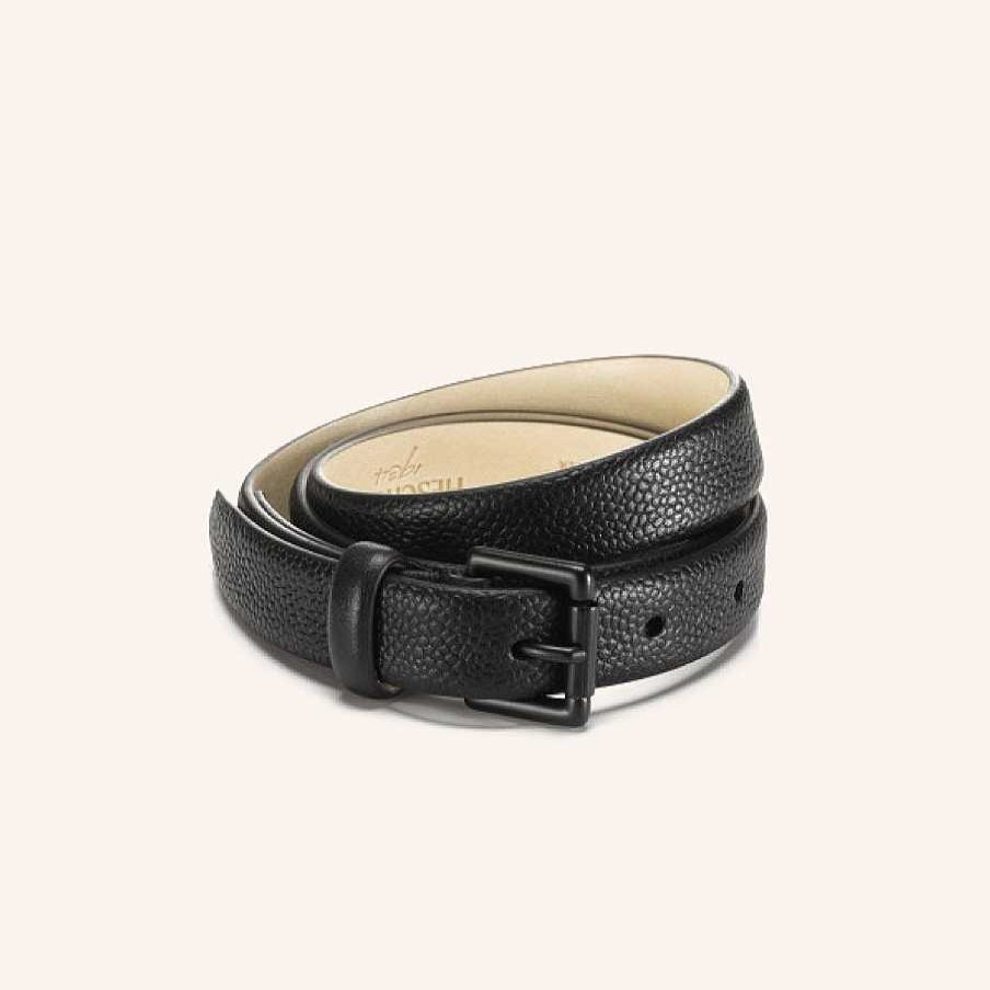 Hot Heschung Women'S Belt Black Anilcalf/Beluga