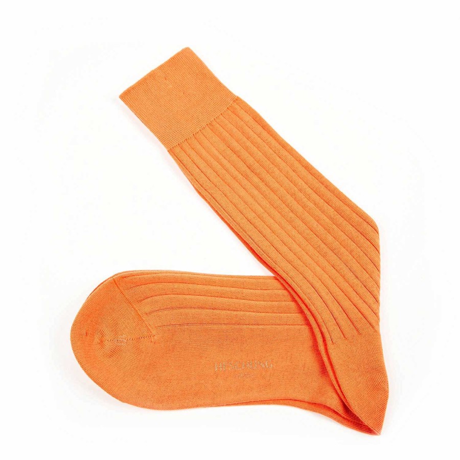 Hot Heschung Socks Arancio Coton