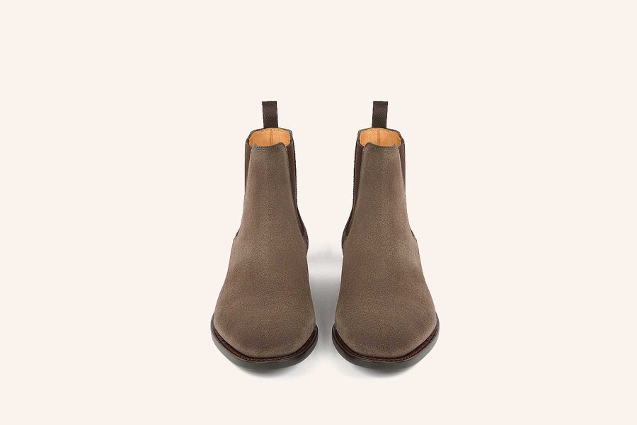 Wholesale Heschung Frene Chelsea Boot Acacia Hydrovelours