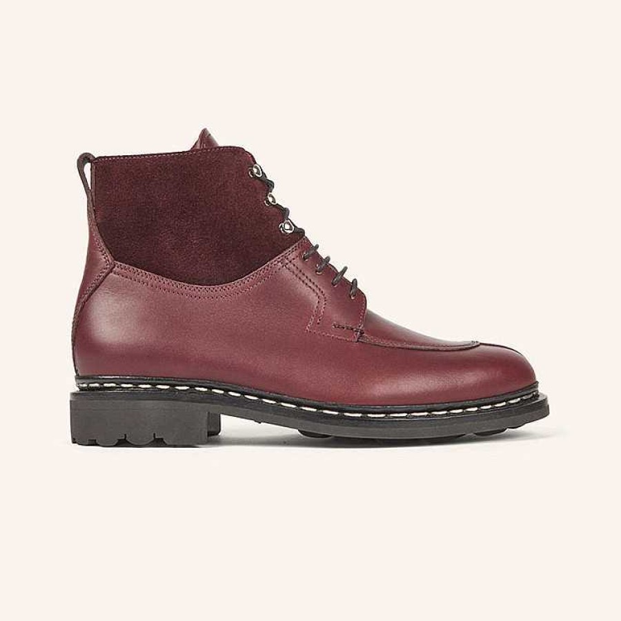 Online Heschung Ginkgo Ankle Boot Merlot Suportlo/Hydrovelours