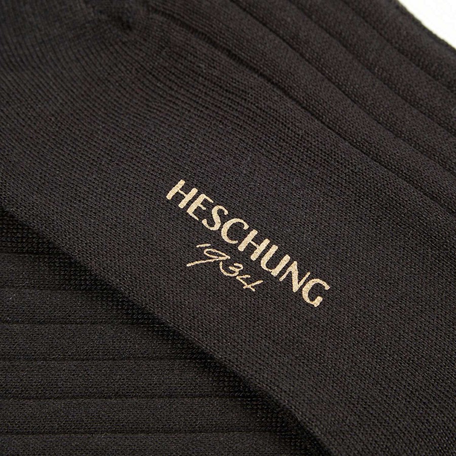 Wholesale Heschung Socks Nero Cotton