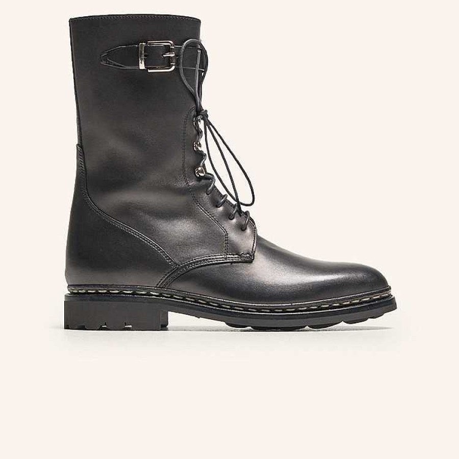 Best Heschung Sergent Boot Black Anilcalf