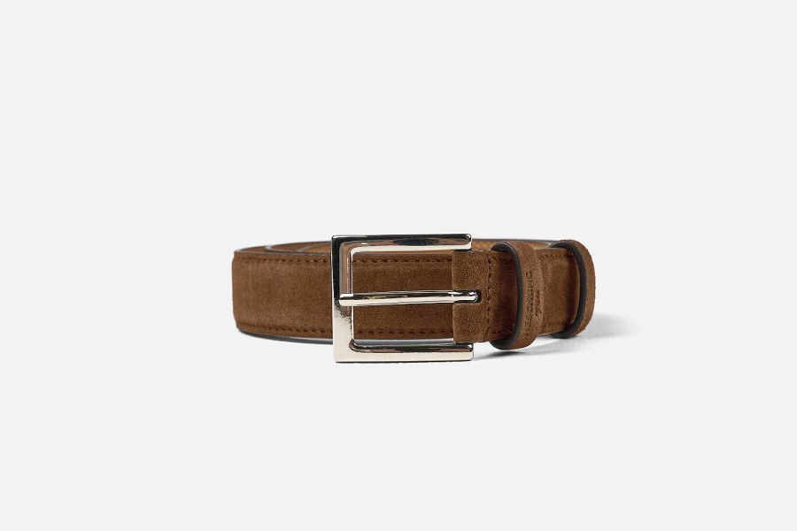 Hot Heschung Nation Belt Hazelnut Suede