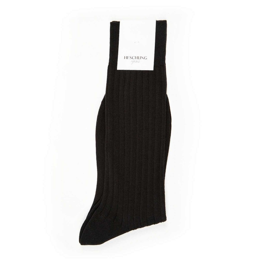 Wholesale Heschung Socks Nero Cotton