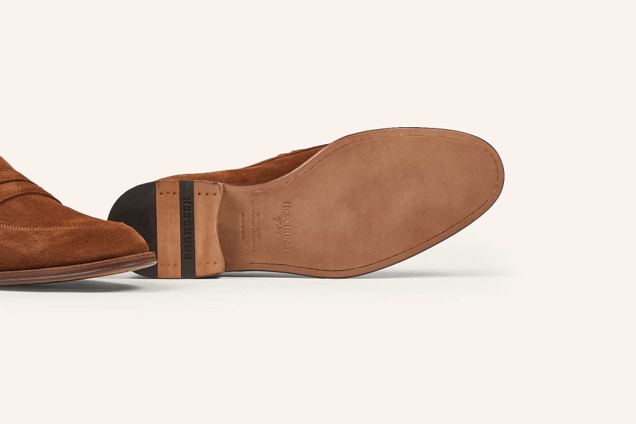 Hot Heschung Erwin Loafer Hazelnut Hydrovelours