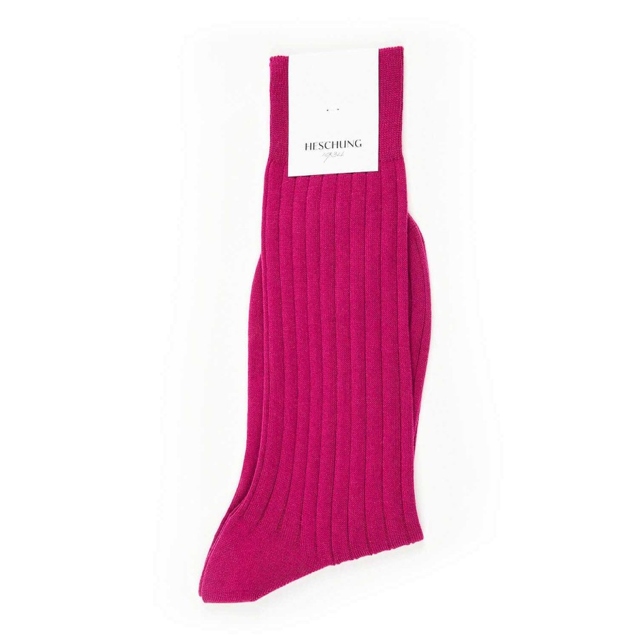 New Heschung Socks Crimson Cotton