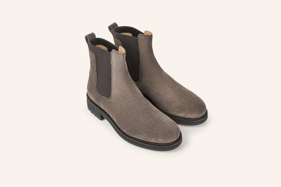 Online Heschung Cosmos Chelsea Boot Acacia Hydrovelours