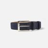 Wholesale Heschung Nation Belt Navy Suede