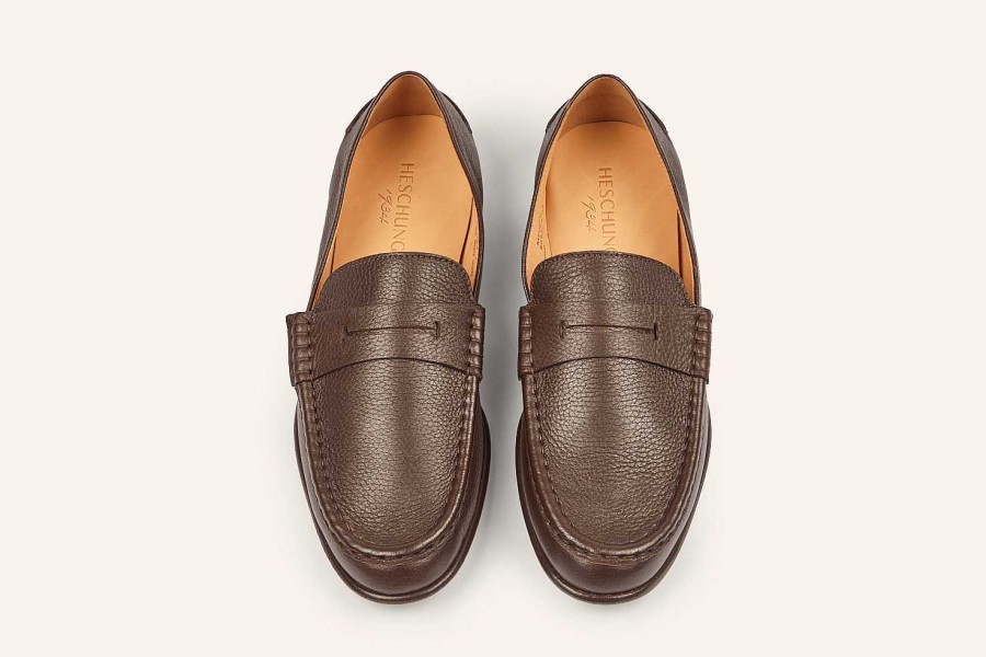 Clearance Heschung Monza Loafers Moro Deerskin Flex Leather