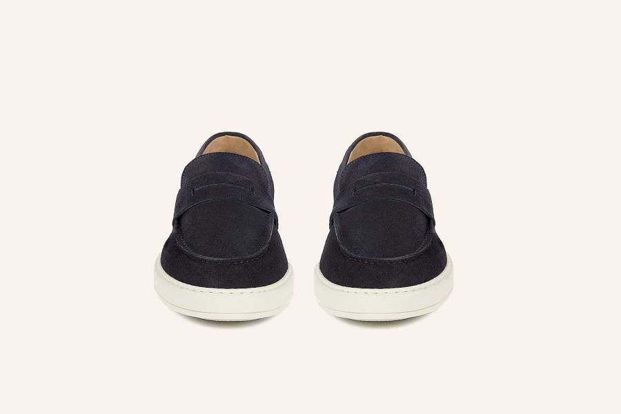 Online Heschung Clay Sneakers Navy Hydrovelours